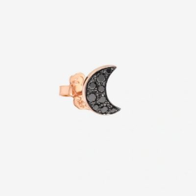 Ohrringe Mond mit Edelsteinen