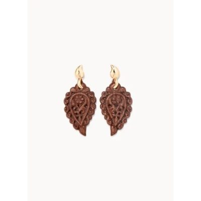 INDIA Ohrringe Snakewood