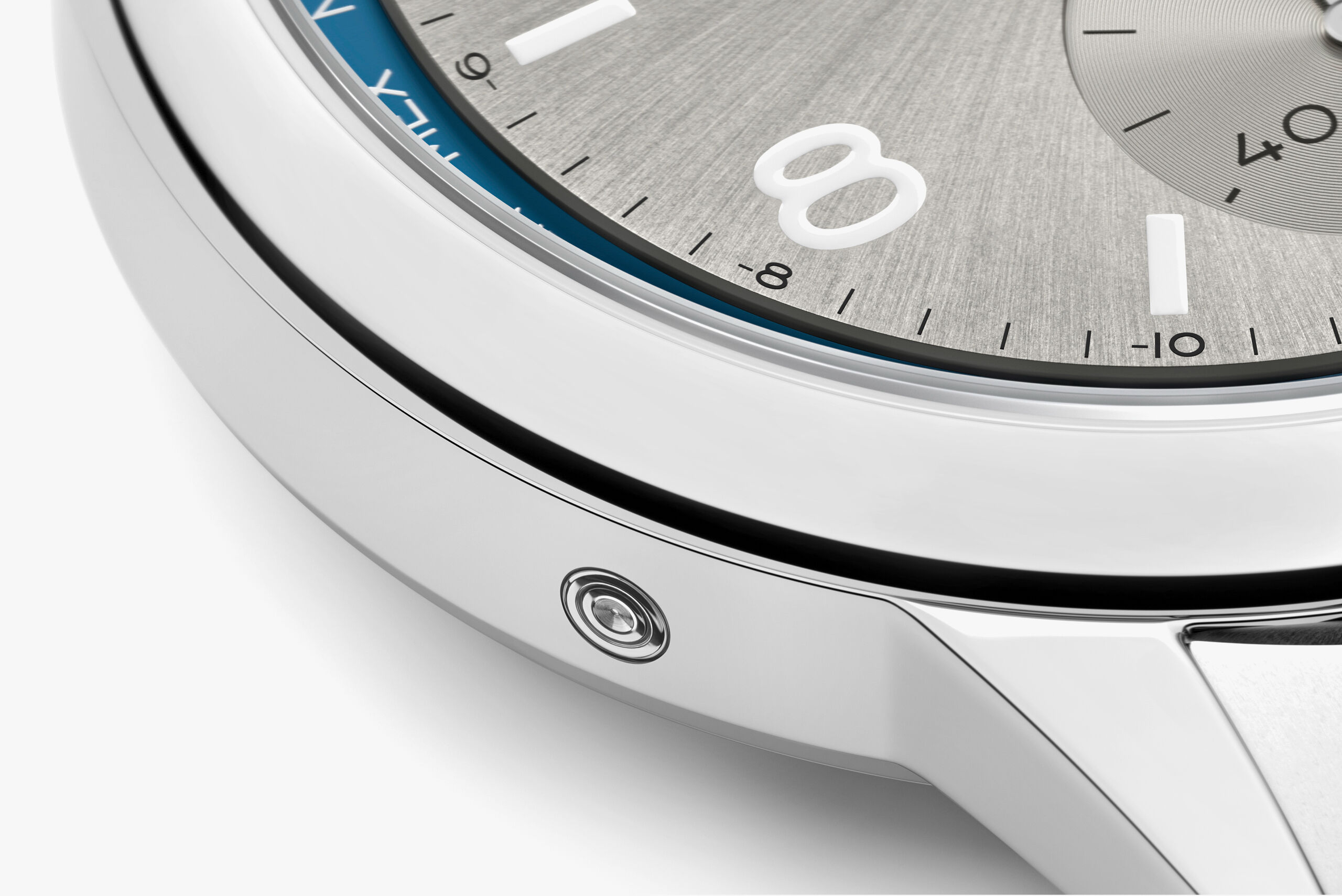 Club Sport neomatik Weltzeit silber