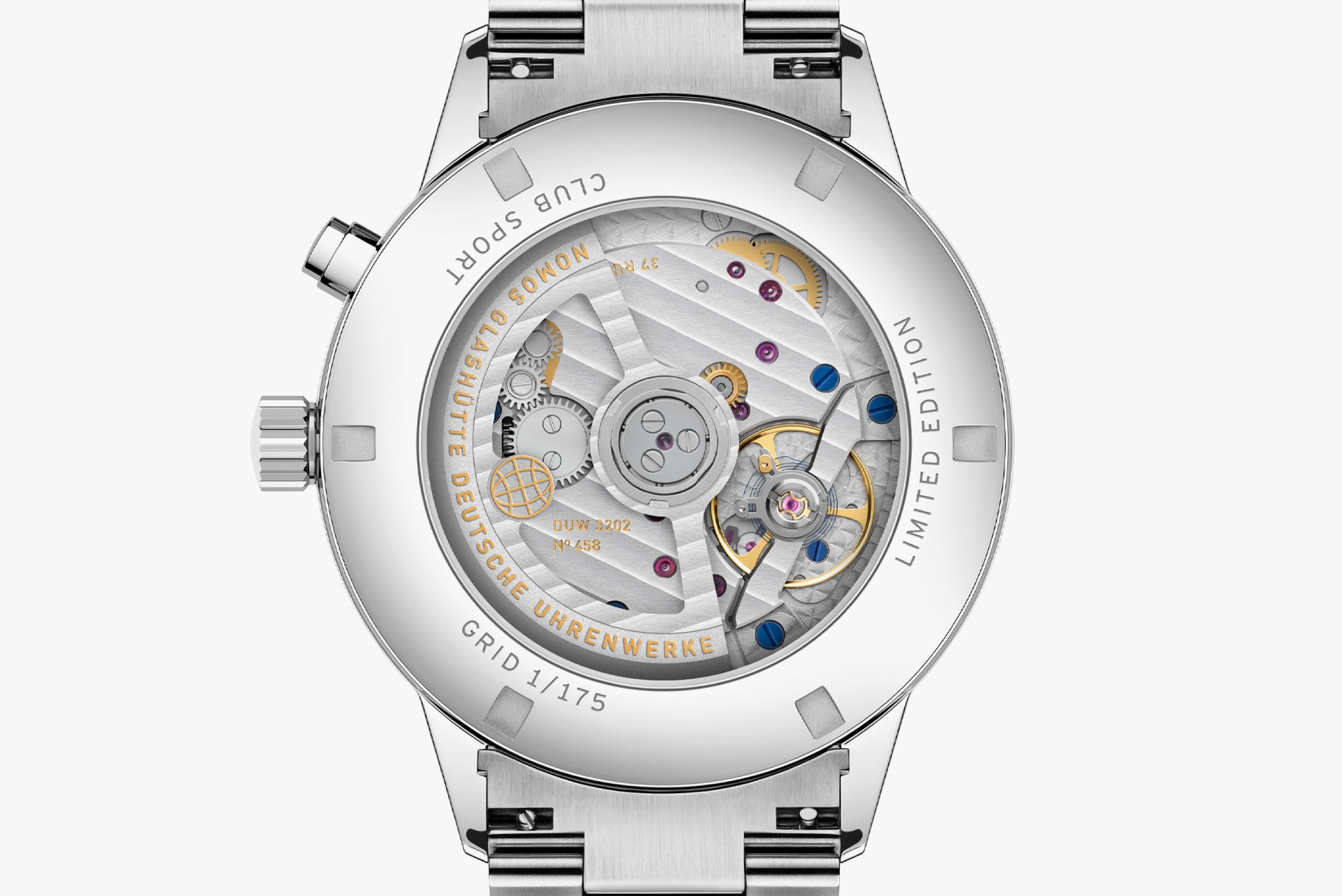 Club Sport neomatik Weltzeit Grid