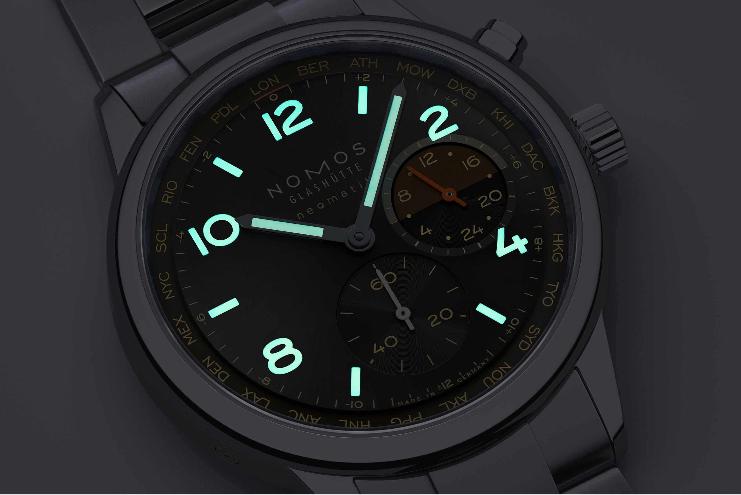 Club Sport neomatik Weltzeit Grid