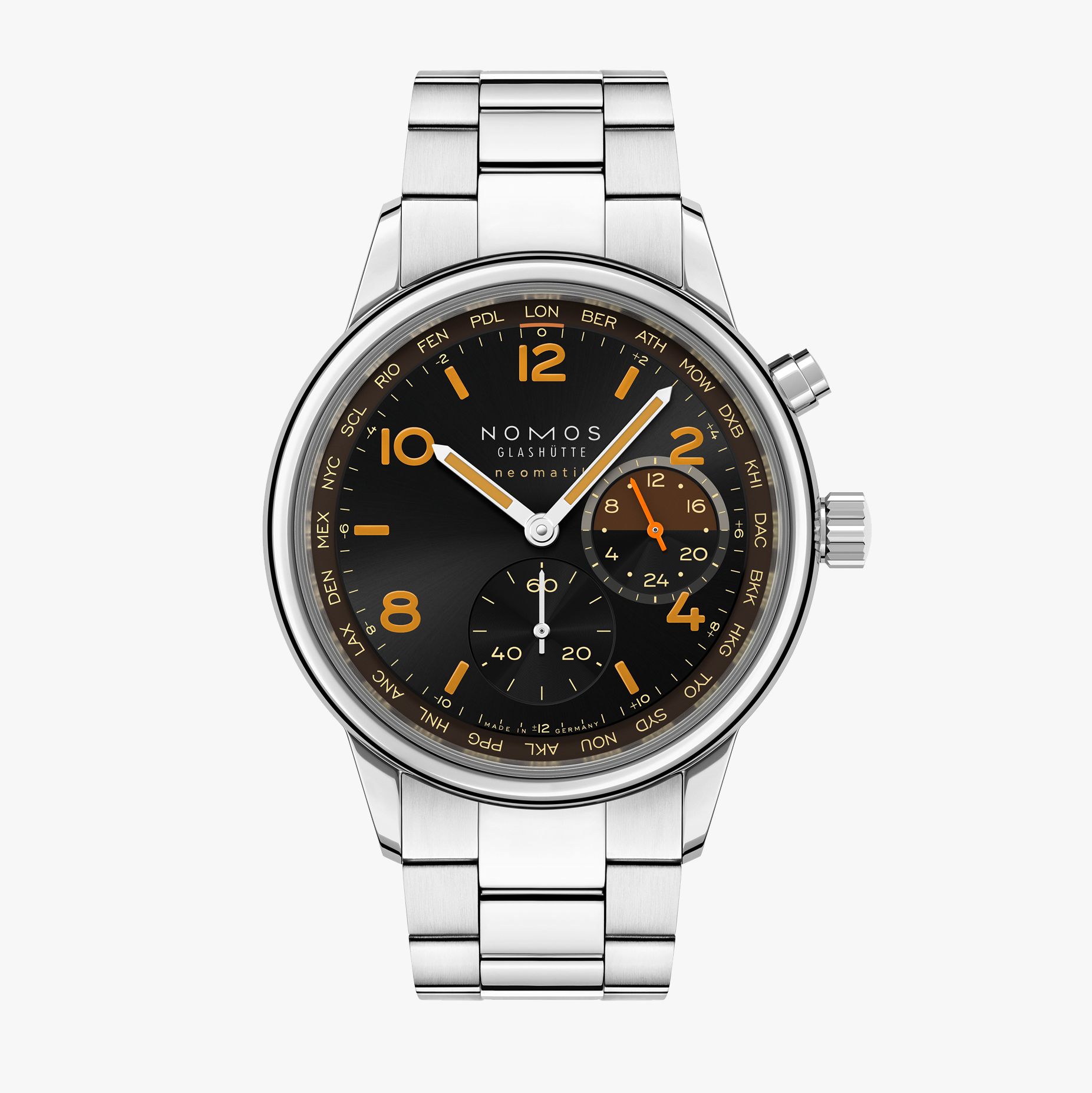 Club Sport neomatik Weltzeit Grid