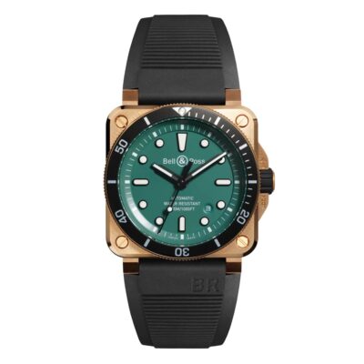 BR 03-92 Diver Black & Green Bronze
