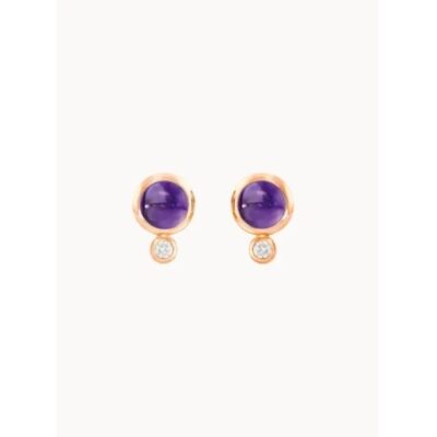BOUTON Ohrringe Amethyst