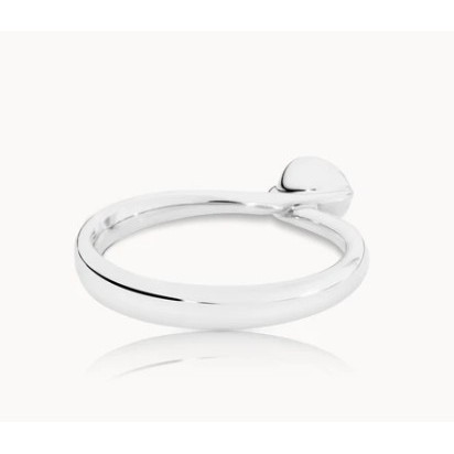 BoutonSolitaire Ring blauer Saphir