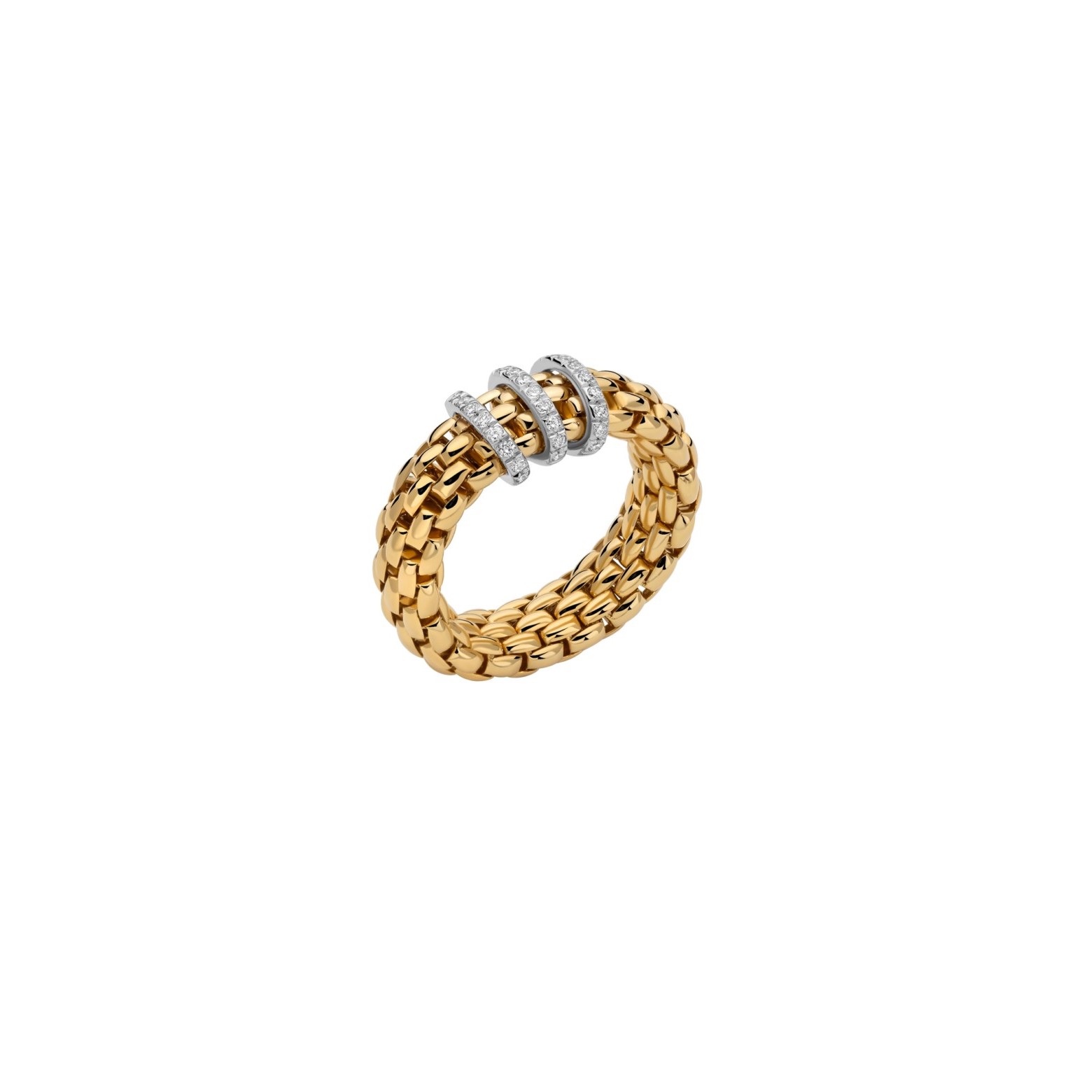 Flex'it-Ring mit Diamant-Pavé