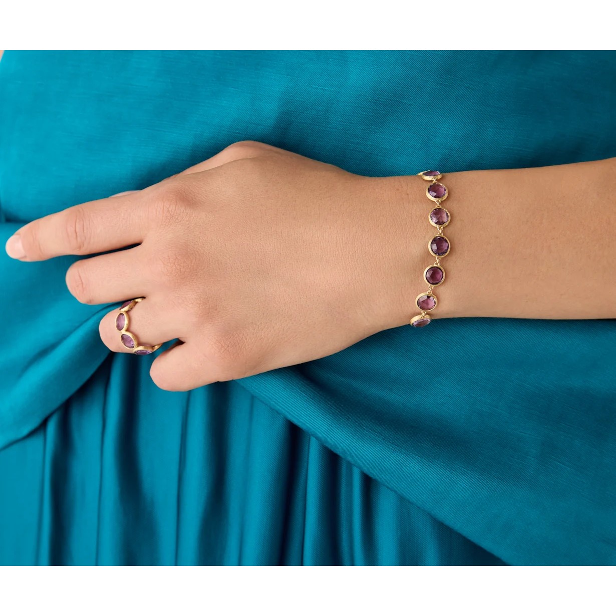 Armband mit Amethysten