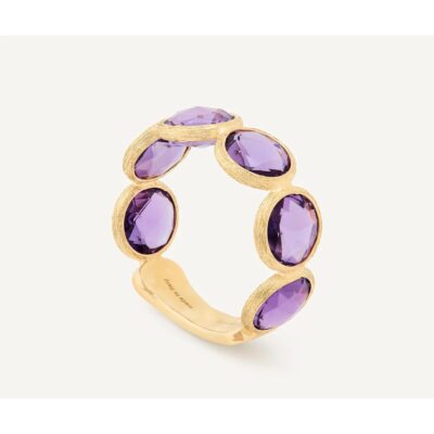 Bandring mit Amethysten